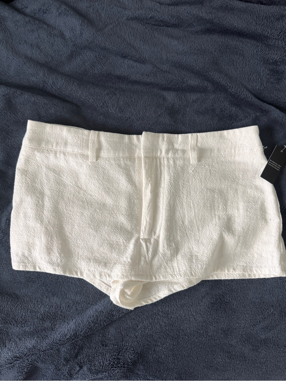 LIONESS Micro short - Women’s White Textured Shorts – Classic Summer Staple